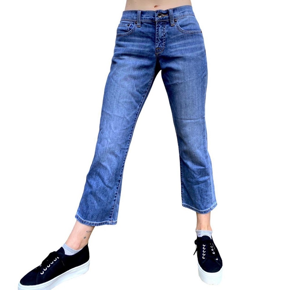 Lucky Brand Easy Rider Crop Low Rise Jeans 27”